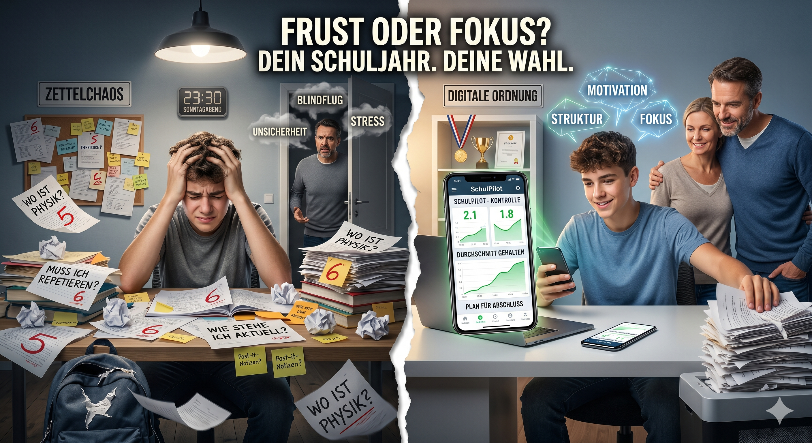 Vom Zettelchaos zur Bestnote: Wie SchulPilot den Schulalltag revolutioniert