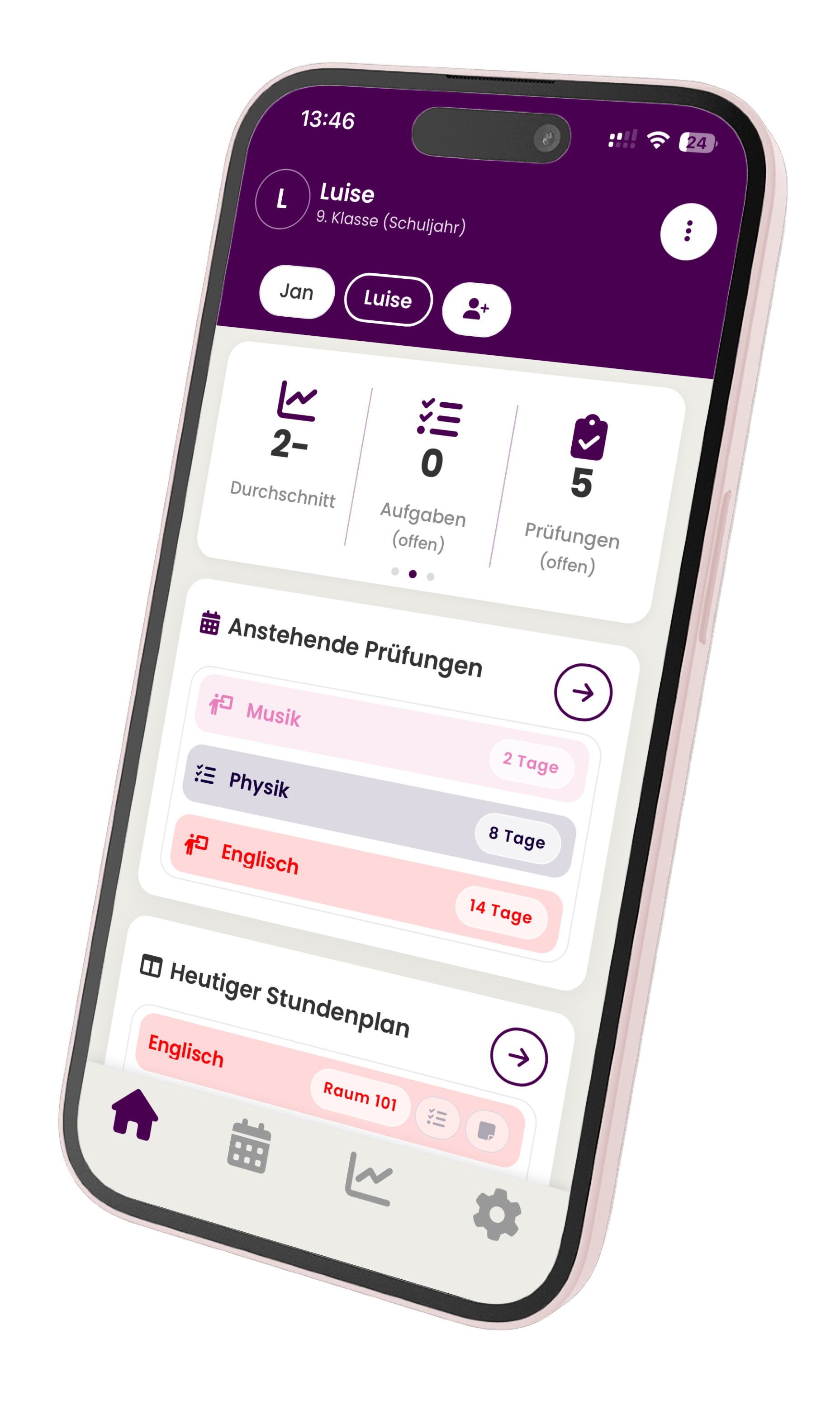 SchulPilot App Dashboard